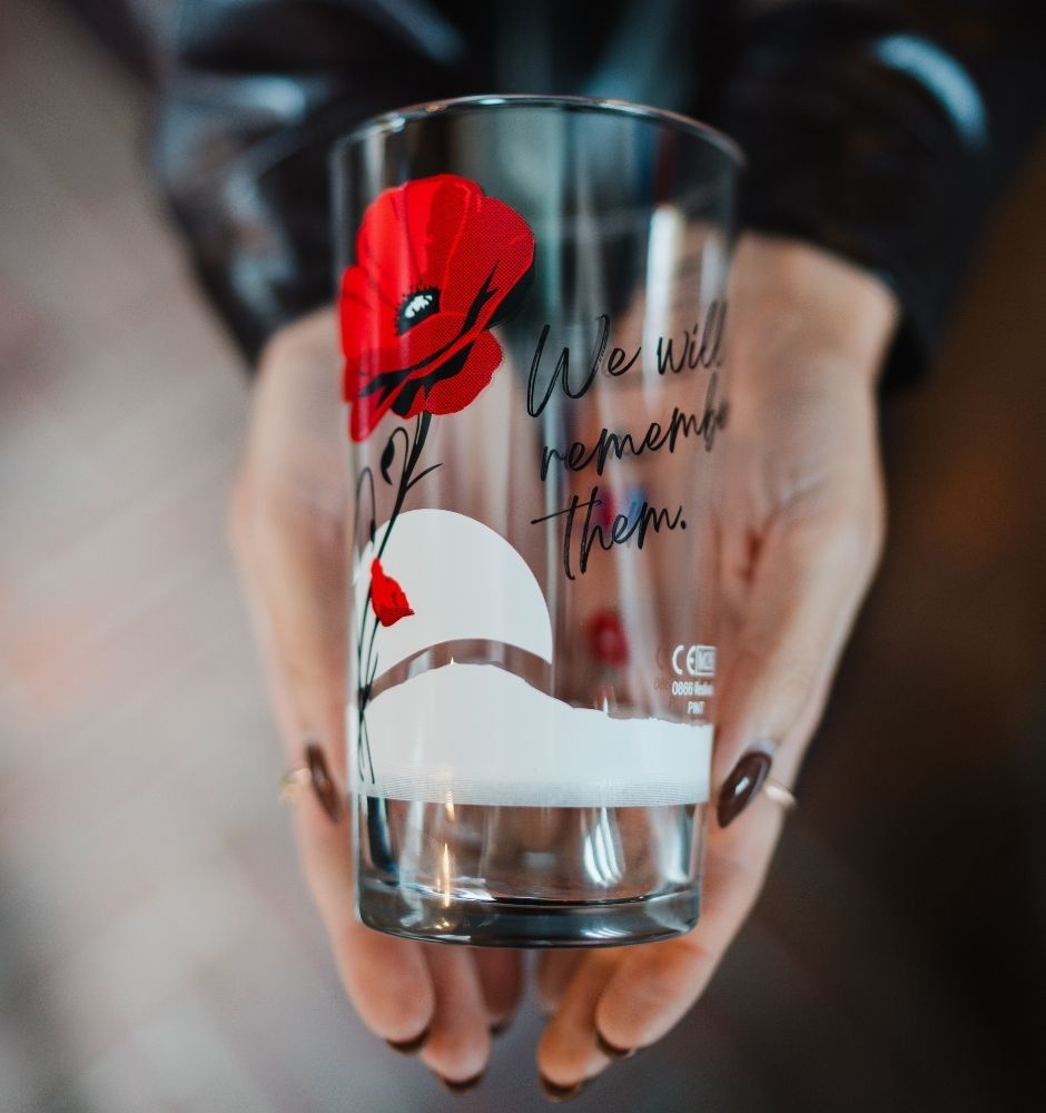Limited-Edition Poppy Appeal Glass